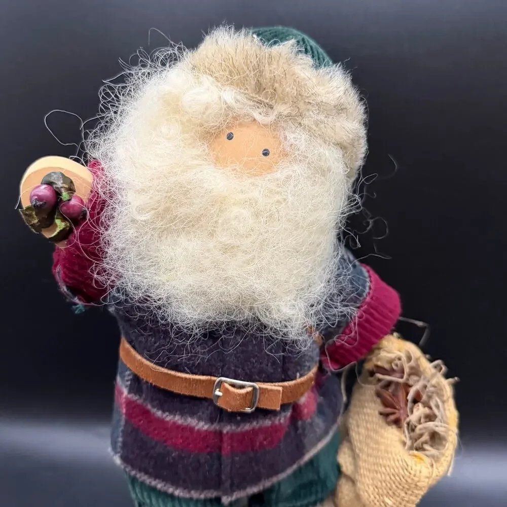 Vintage 1995 Lizzie High Santa St. Nicholas Doll Christmas Rare 10th Anniversary